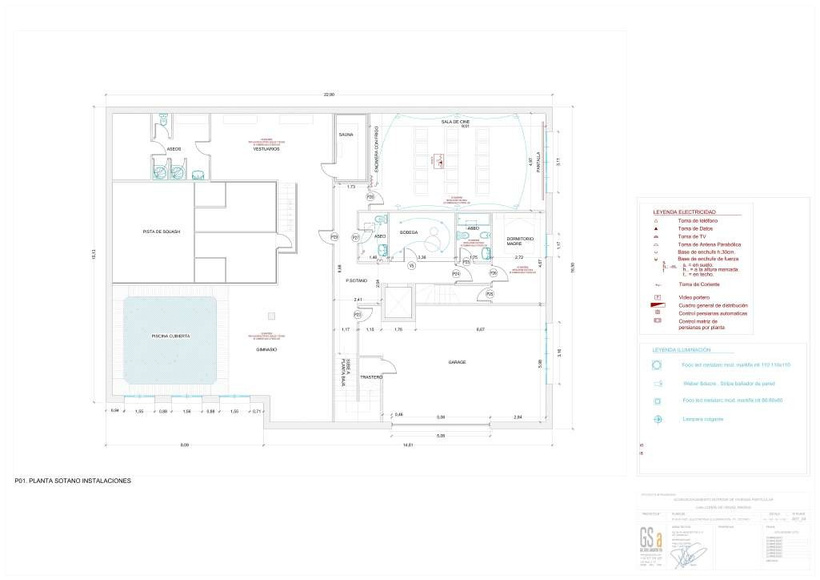 Planta Sótano Instalaciones