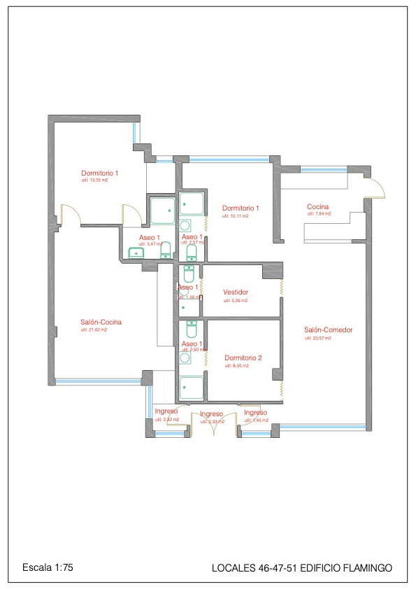Planta locales 46, 47 y 51